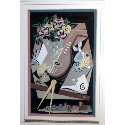 365 - Gino Severini (Italian 1883 - 1966): Still Life with a Compass from 