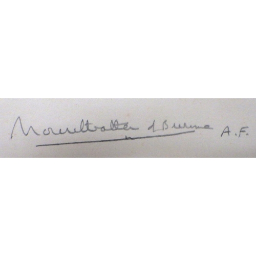 368 - H.M.S Kelley & H.M.S Cavalier signed in pencil Robert Taylor & Mountbatten of Burma prints (faded) t... 