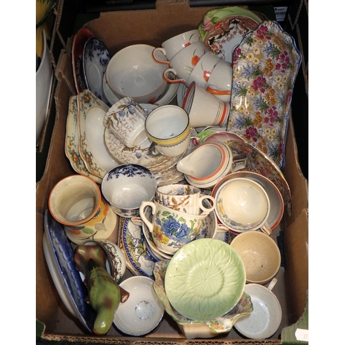 377 - Four boxes of misc ceramics AF (4)