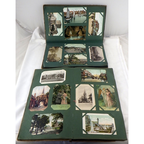 391 - Two postcard albums