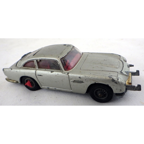 395 - A Corgi Toys die-cast James Bond Aston Martin DB5 in silver together with a Dinky Rover 75 & a Dinky... 