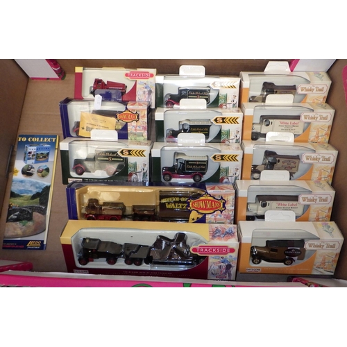 413 - 27 'Days Gone' die cast model vehicles along with 2 'Trackside' vehicles - all boxed