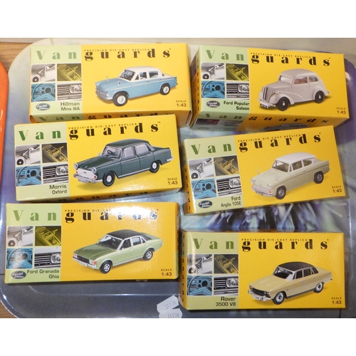 446 - 11 Vanguards die cast model vehicles - all boxed