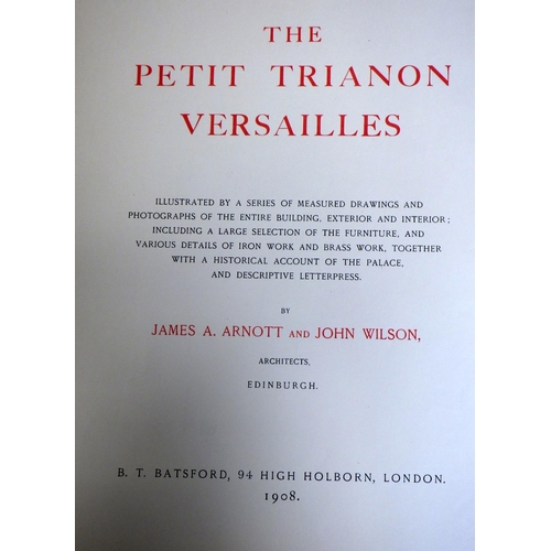 455 - Kindts' Le Mobilier Moderne together with Le Petit Trianon Versailles (1908) in 3 parts and a box of... 