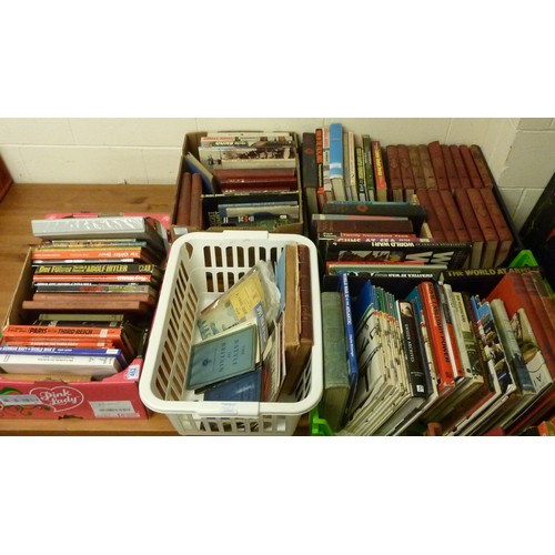 462 - A qty of Military books, Mein Kampf part works etc