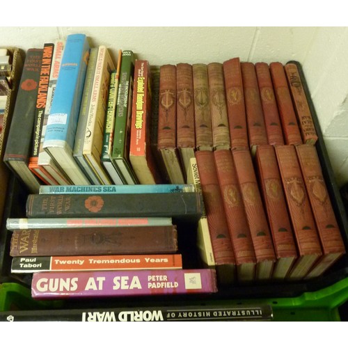 462 - A qty of Military books, Mein Kampf part works etc