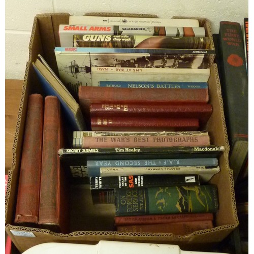 462 - A qty of Military books, Mein Kampf part works etc