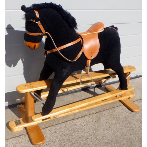 608 - A modern rocking horse, 120cm long