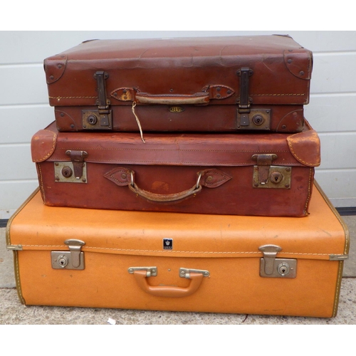 636 - Three suitcases