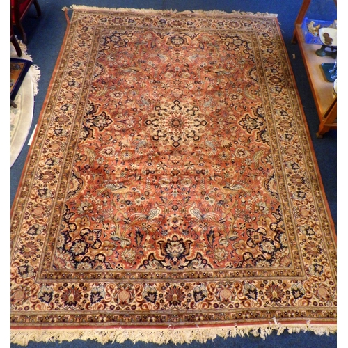 854 - A machine made carpet 365cm long x 250 wide