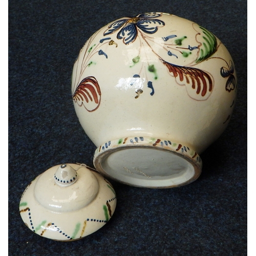 45 - A Senhor Alvaro Rocha hot stone together with a Polish art pottery vase af (2)