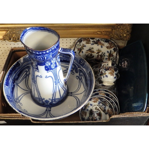 52 - A group of misc ceramics to include Royal Cauldon bird plates, Doulton jug & Bowl, Meissen & Worcest... 