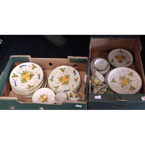 62 - Two boxes of Italian table ware (2)