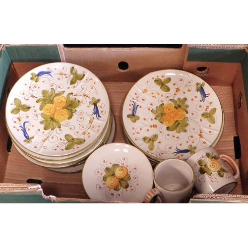 62 - Two boxes of Italian table ware (2)