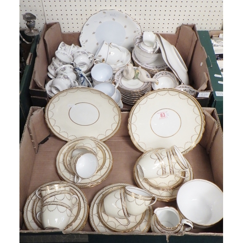 83 - A part Spode Bradford tea set together with further misc tea wares etc (2)