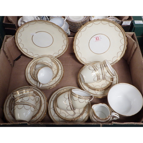 83 - A part Spode Bradford tea set together with further misc tea wares etc (2)