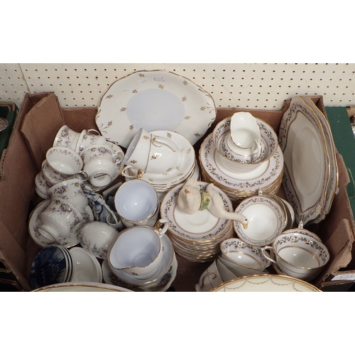 83 - A part Spode Bradford tea set together with further misc tea wares etc (2)