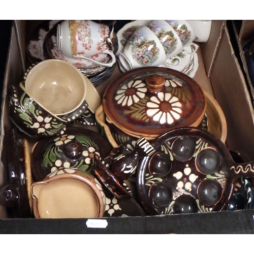 87 - Three boxes of misc ceramics to inc Losol dinner ware, etc (3)