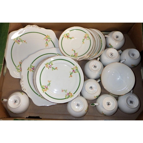 36 - Two boxes of misc tea wares to inc Royal Albert etc (2)