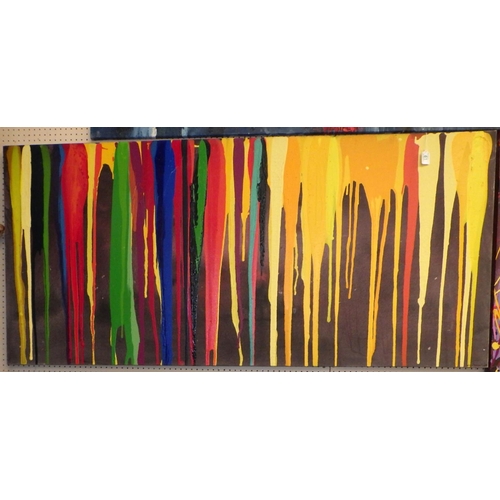 61 - Lucien Simon abstract oil on canvas 