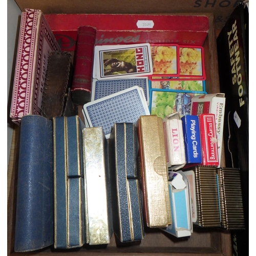 74 - Maps, playing cards drawing instruments etc.  (3)