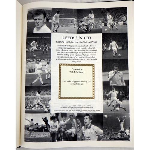 99 - Leeds United - a newspaper history, published by Historic Newspapers