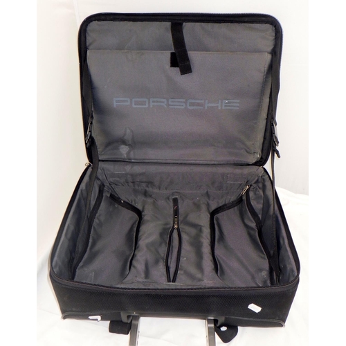 130 - A Porsche Design wheeled hand luggage bag, used a/f