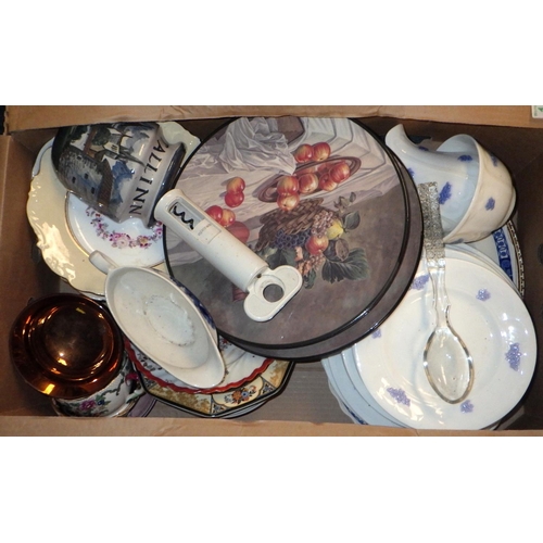 155 - Various ceramics and glass (2)