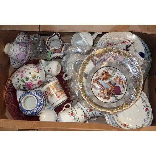 155 - Various ceramics and glass (2)