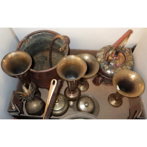 159 - Indian brassware, other brass and metalwares (2)