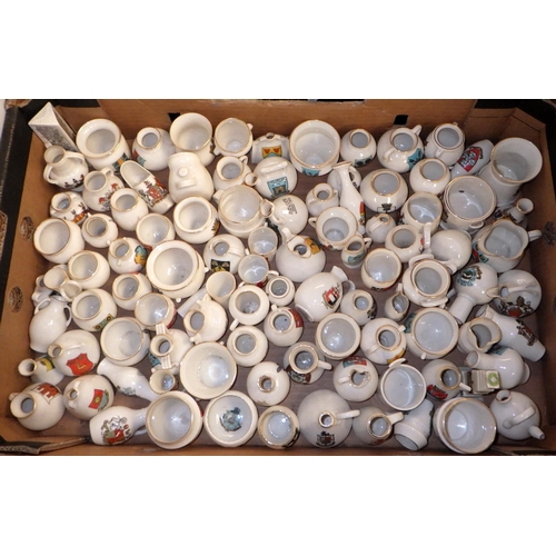 176 - A collection of crested china souvenir miniatures (2)