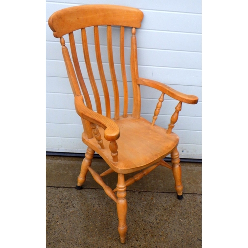 640 - A large kitchen arm chair