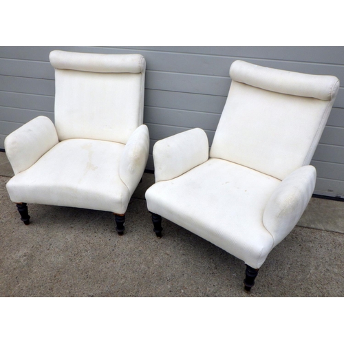 699 - A pair of armchairs AF