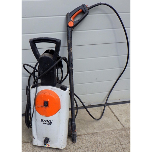 802 - A Stihl power washer ALL ELECTRICALS SOLD AS SEEN