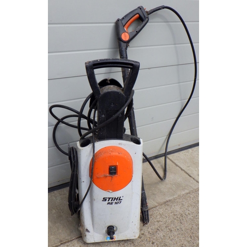 802 - A Stihl power washer ALL ELECTRICALS SOLD AS SEEN