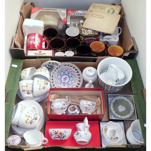 202 - Ceramics incl Lurpack and Nestles collectibles, Royal Crown Derby etc. (2)