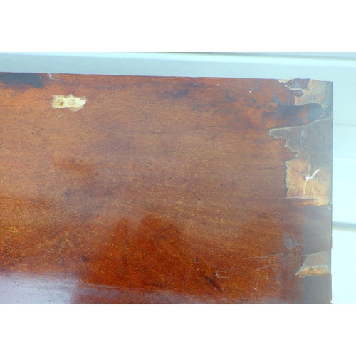 817 - A Victorian mahogany chiffonier base 137cm wide af