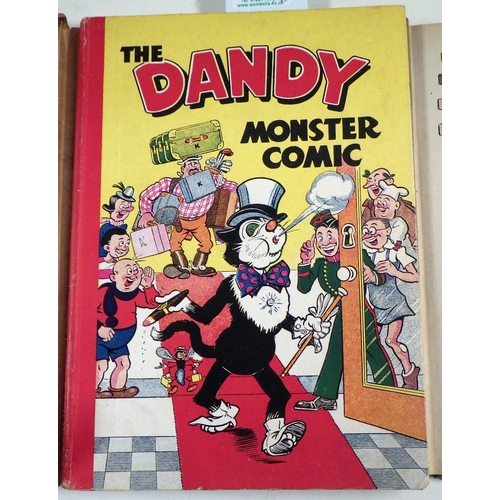 242 - Beano and Dandy Comic interest: The Magic Beano Book, two editions c1946 & 1947; The Dandy Monster C... 