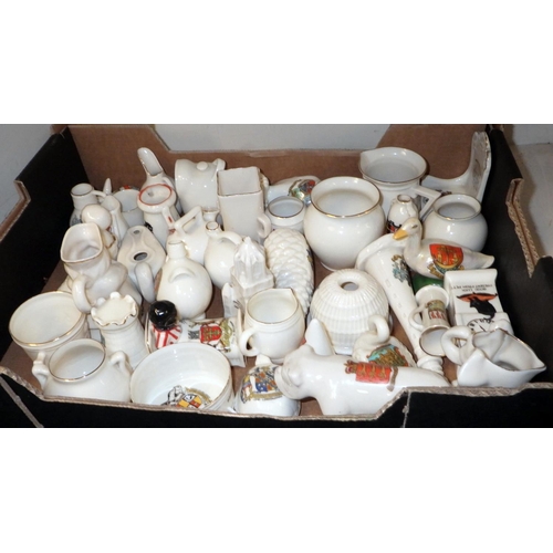 247 - Crested china souvenir miniatures