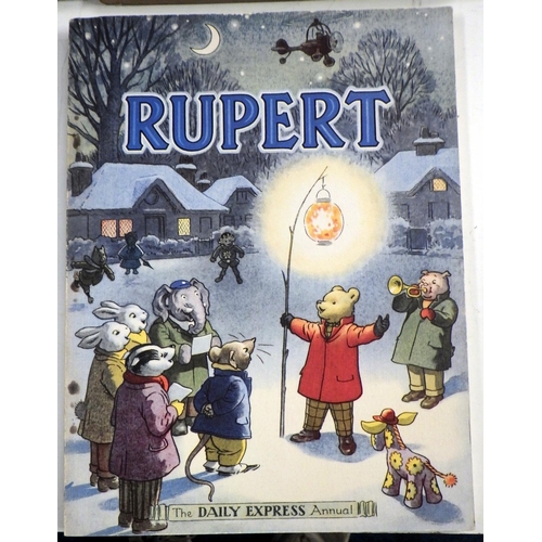 274 - Rupert Annuals: Rupert; The New Rupert Book; A New Rupert Book; More Adventures of Rupert; The Ruper... 