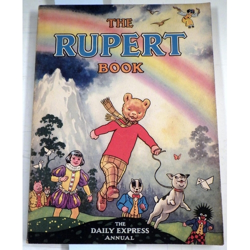 274 - Rupert Annuals: Rupert; The New Rupert Book; A New Rupert Book; More Adventures of Rupert; The Ruper... 