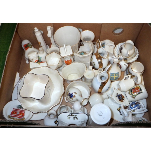 275 - Crested china souvenir miniatures