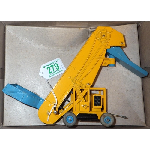 279 - A Dinky Toys die-cast 564 Elevator Loader, in original blue box with cardboard packing; together wit... 