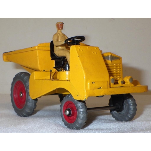 281 - A Dinky Toys die-cast 562 Dumper Truck, in original blue box; together with a Dinky Toys die-cast 55... 