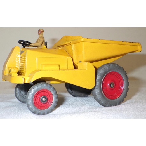 281 - A Dinky Toys die-cast 562 Dumper Truck, in original blue box; together with a Dinky Toys die-cast 55... 