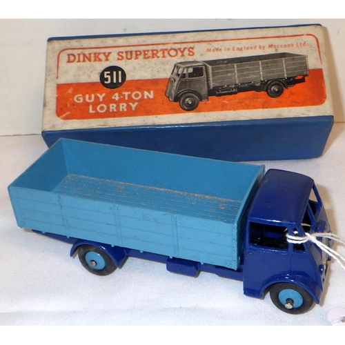 284 - A Dinky Toys die-cast 511 Guy 4-Ton Lorry, in original blue box.