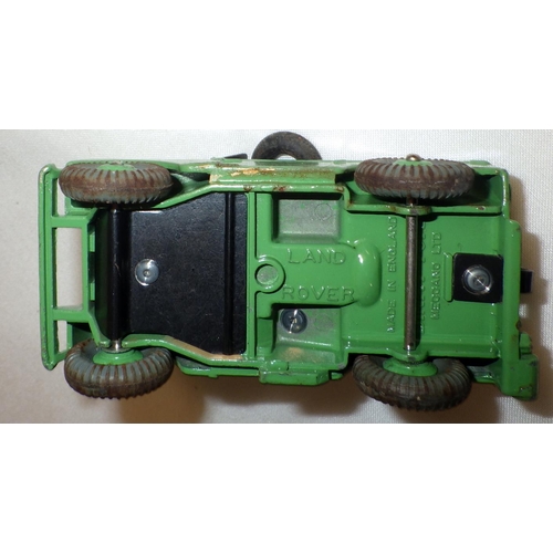 285 - Dinky Toys die-casts: a 300 Massey Harris Tractor, a 27c Manure Spreader, a 322 Disc Harrow, a 323 T... 