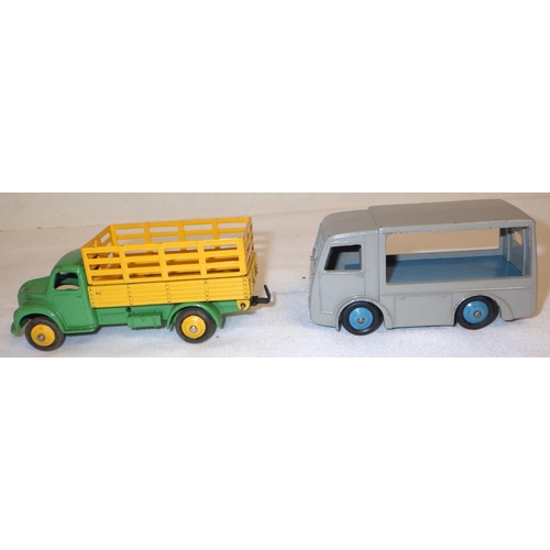 286 - Dinky Toys die-casts: a 30v NCB Electric Van 