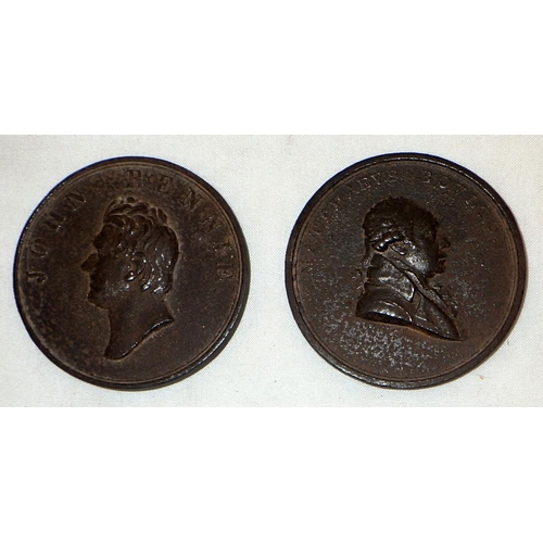 306 - Matthew Boulton - a Commemorative Medal after G F Pigeon struck by the Soho Mint, Birmingham in 1819... 