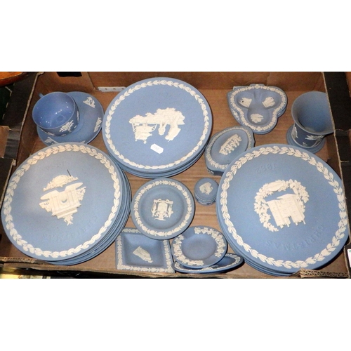 336 - Various Wedgwood Jasperware collectors plates.